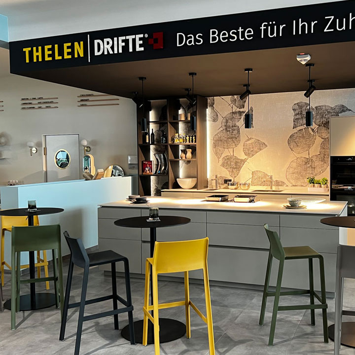 Die Showküche in der Markthalle